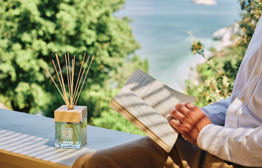 The scent of freedom and nature with the Brezza di Mare room diffuser